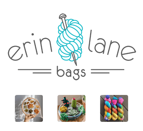 Erin Lane Bags logo with product images