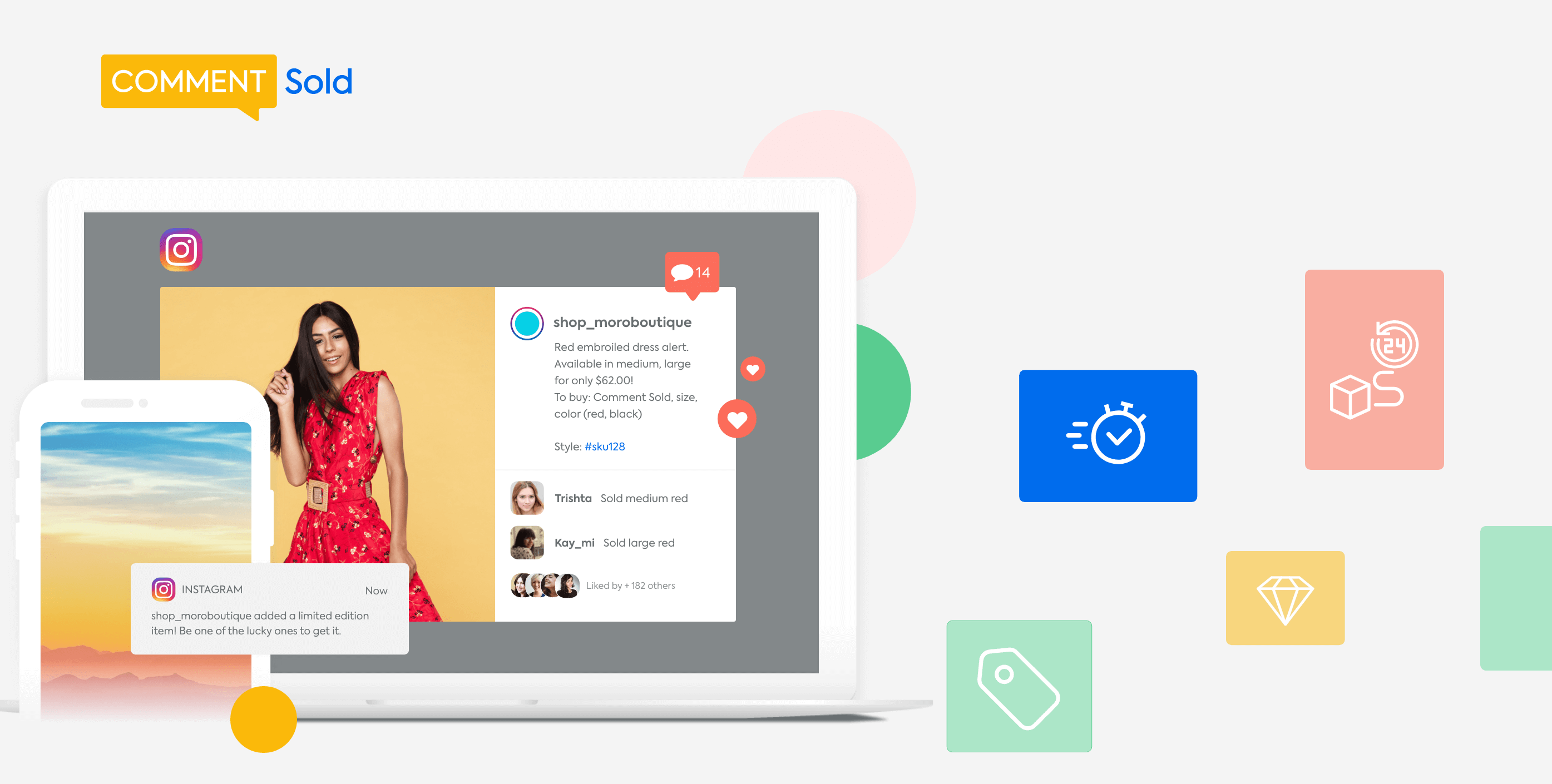 Live Stream Selling on Instagram CommentSold