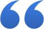 blue quote marks