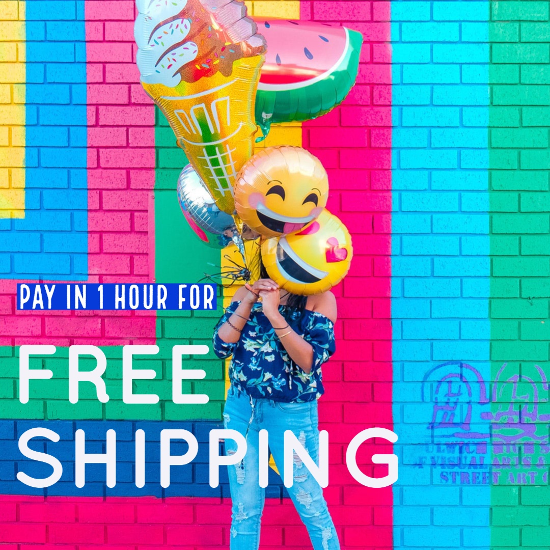 Download Free Shipping Balloon Graphic