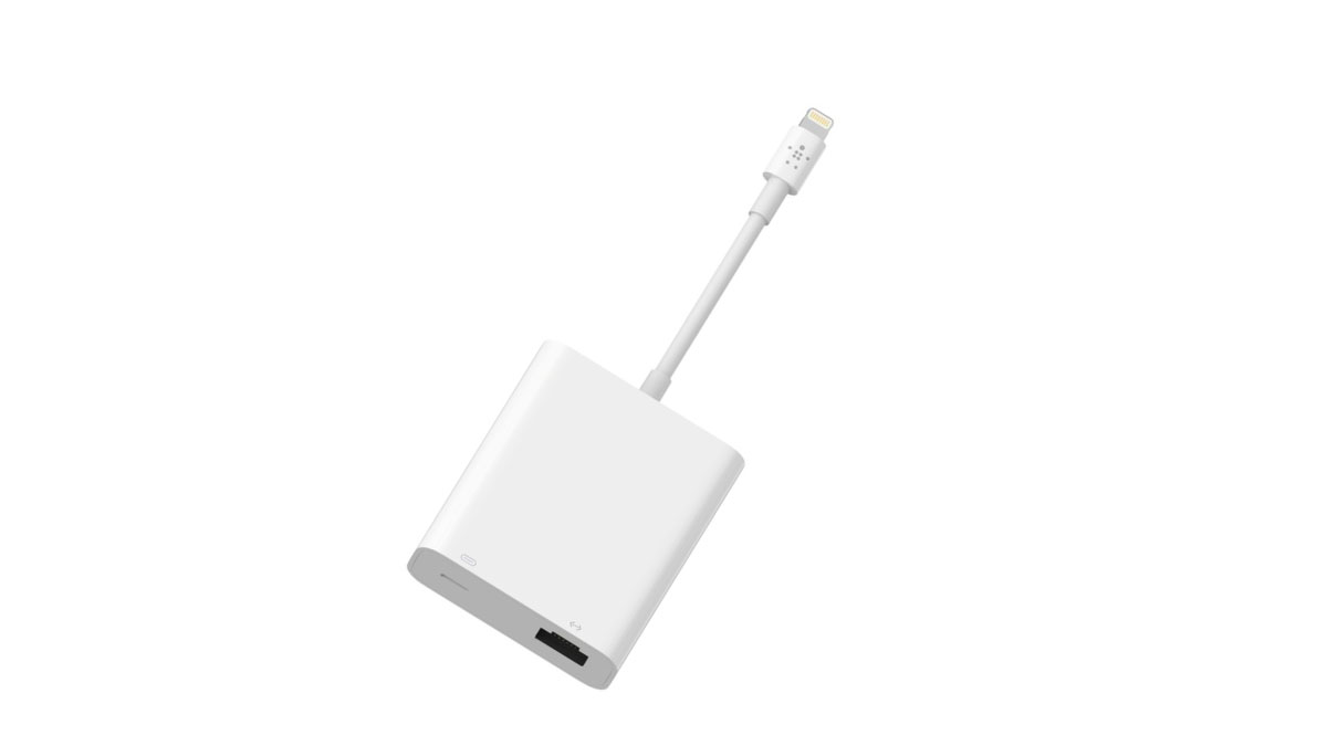 This ethernet and power adapter will keep your internet strong and your phone from dying when doing a live broadcast.