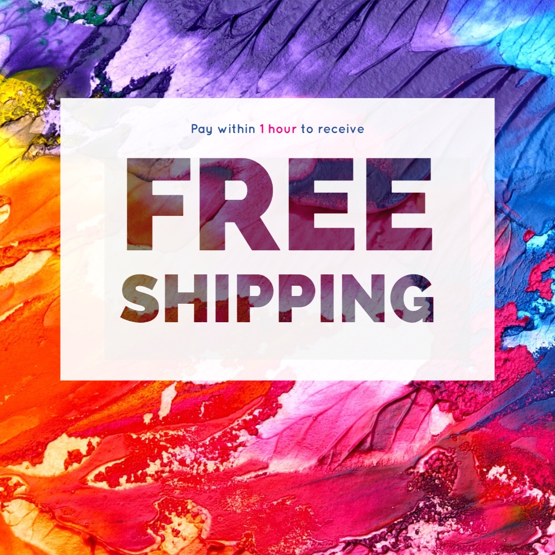 free shipping_1hour_rainbow