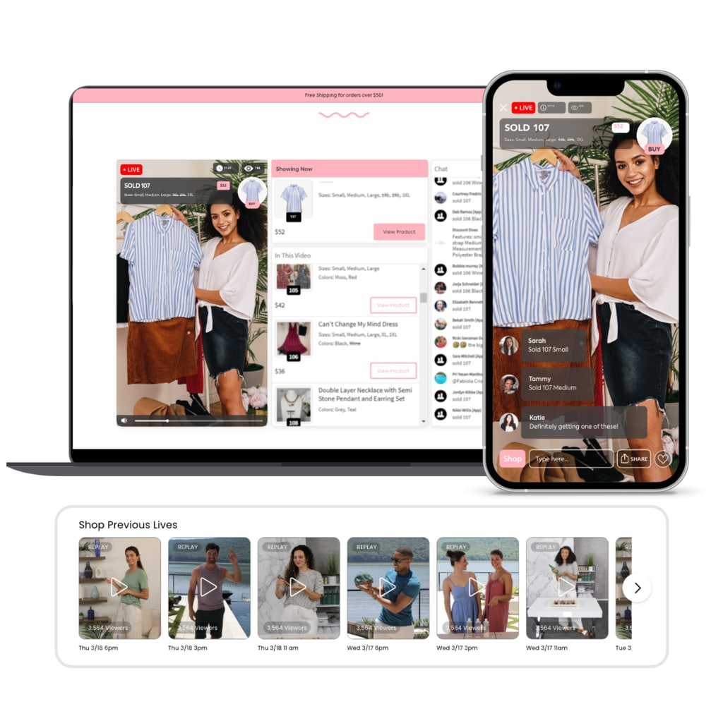 Own Your Live Shopping Platform