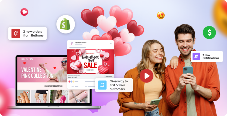 10 Valentine’s Day Push Notification Templates to Boost Shopify Sales