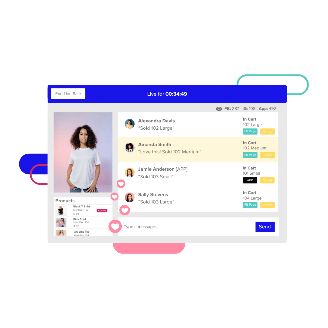 A Facebook post selling sunglasses with a lot of comment purchases and social engagement