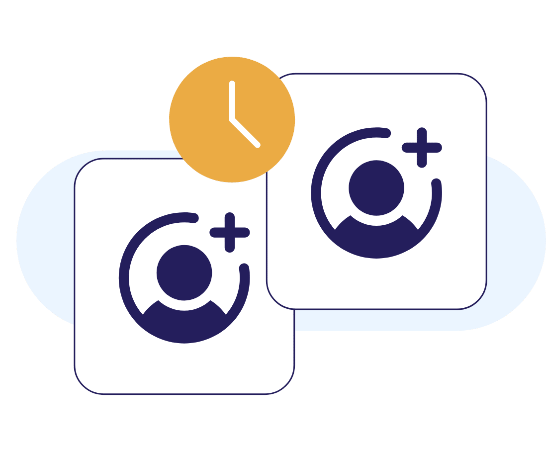 Guests are held in our patent-pending 'digital lobby' until you’re ready to bring them on.